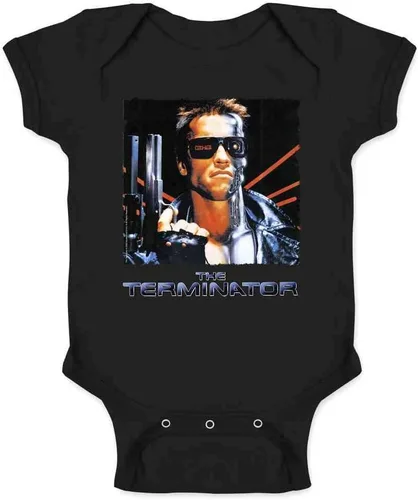 Pop Threads The Terminator Italian Key Art Cyborg Retro Movie Infant Baby Boy Girl Bodysuit