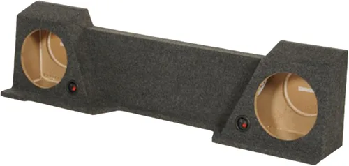 Miniatura 7 de Q Power Caja de subwoofer doble Downfire de 10 pulgadas, subcaja compatible con Chevy Silverado XCab y GMC Sierra XCab 2007-2013