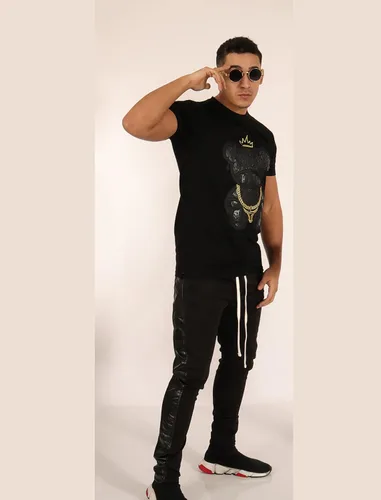 Miniatura 2 de SCREENSHOT -2202-SS-2 Camiseta de alta densidad con bordado de parche de doble capa para hombre