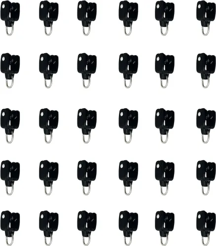 Miniatura 11 de MaKefeile Sistema de rieles de cortinas de techo, rieles de cortina flexibles y flexibles para montaje en techo, riel deslizante de aluminio Blanco
