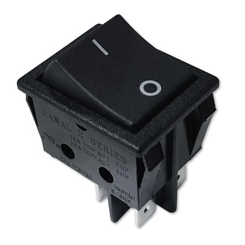 Interruptor basculante de barco de encendido/apagado Canal Serie R DPST 20 A 16 A 125 250VCA Reemplazar Hongju Taiheng TH3 Defond DRH-2415-3