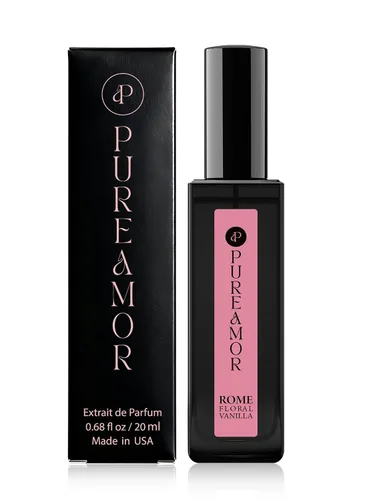 Miniatura 9 de PUREAMOR ROMAN Blossom - Perfume de vainilla para mujer, acogedora fragancia floral de jazmín y vainilla dulce, Extrait de Parfum de larga duración