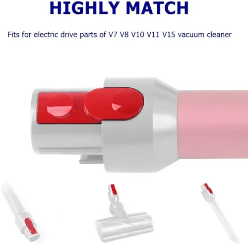 Miniatura 2 de Paquete de 2 botones de repuesto con resorte para V7 V8 V10 V11 V15, extensión de aspiradora, botón de varilla de extensión para aspiradora, tubo