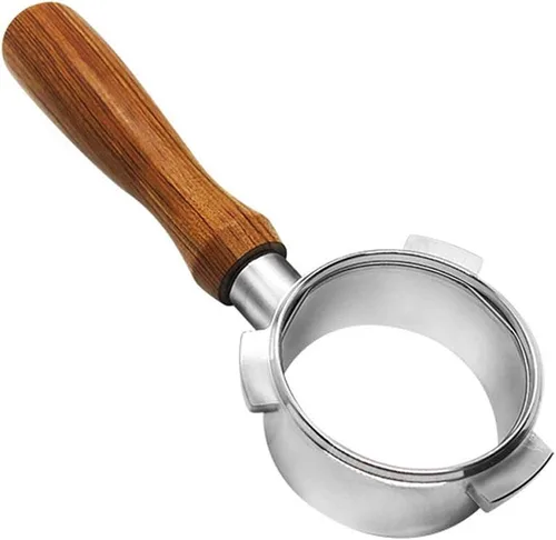 Miniatura 6 de Portafiltro sin fondo de 2.126 in, portafiltro desnudo sin fondo compatible con Breville serie 8 y máquinas Breville de 2.126 in Compatible