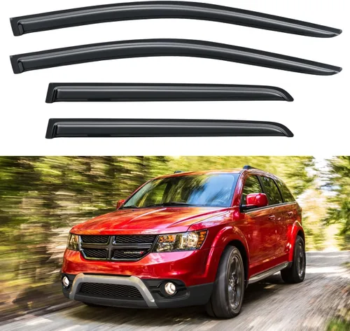 Miniatura 227 de YQAUTEC Viseras de Ventana Protectores de Lluvia para Honda Civic 2022 2023 2024 2025 2026, Deflectores de Viento de Ventilación de Ventana Fuera