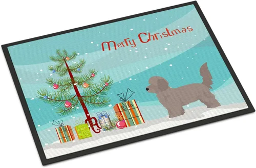 Miniatura 115 de Caroline's Treasures CK3799MAT Akita Shepherd - Tapete de árbol de Navidad de 18 x 27 pulgadas, tapete para puerta delantera, interior y exterior