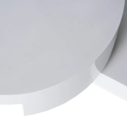 Miniatura 3 de Pequeña mesa de centro giratoria circular Mod Blanco