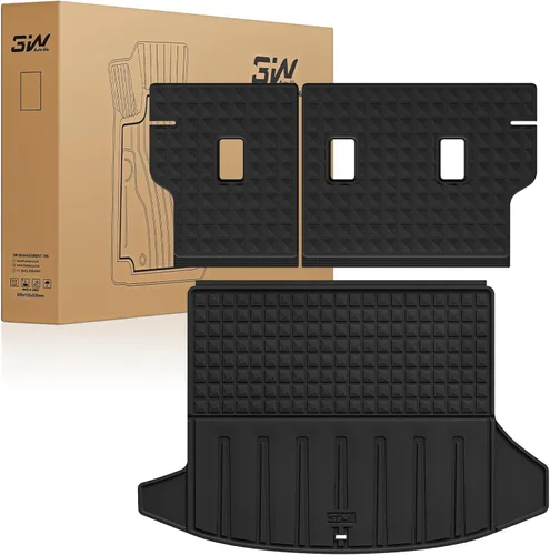 Miniatura 24 de 3W Alfombrillas de piso para Chevy Equinox 2018-2023 2024/Alfombrillas de piso GMC Terrain, TPE para todo clima con ajuste personalizado