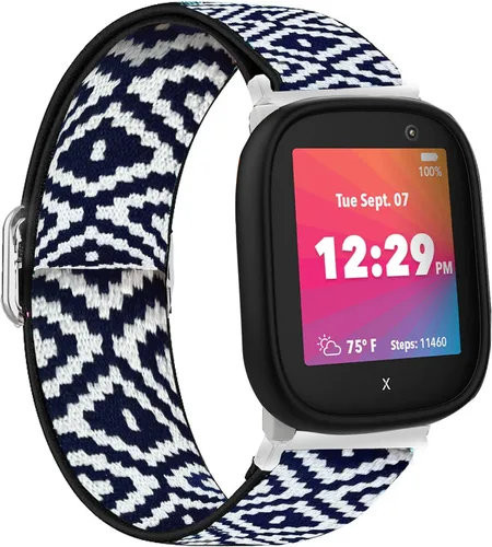 Miniatura 8 de Lamshaw Compatible con XPLORA X6 Play Band, correa de repuesto ajustable de nailon elástico de liberación rápida, accesorios compatibles con XPLORA