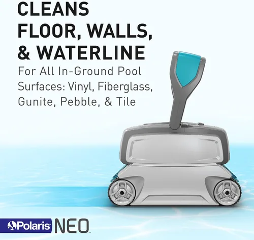 Miniatura 5 de Polaris Neo - Limpiador robótico para piscina, aspiradora automática para piscinas enterradas de hasta 40 pies, aspiradora de pared con fuerte