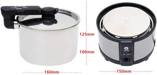 Miniatura 6 de ALPS Viajar Camping Multi Propósito Cocina Eléctrica TC-350A Ramen Puerto 1,3 Litros TC350A 110 ~ 220V