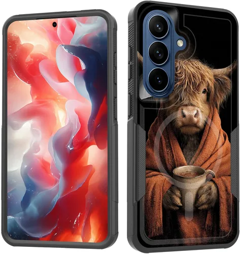 Miniatura 57 de Funda magnética para Galaxy A16 5G, [compatible con MagSafe] [protección contra caídas de grado militar] Funda resistente a prueba de golpes