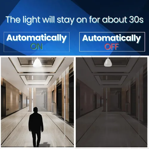 Miniatura 3 de Luz de sensor de noche brillante LED Sensor de movimiento y luz Toma de corriente alterna enchufable cuello flexible giratorio PIR lámpara