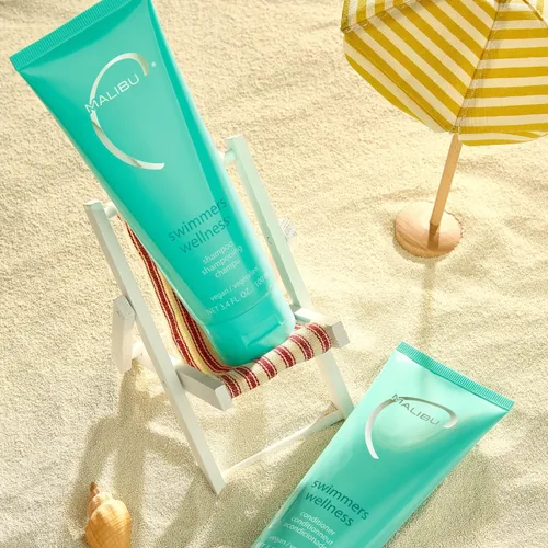 Miniatura 9 de Malibu C Swimmers Wellness - Acondicionador de natación hidratante para restaurar el brillo afectado por el cloro de la piscina y el agua salada