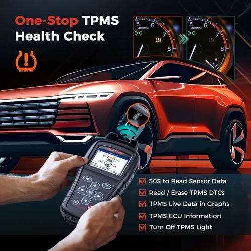 Miniatura 5 de Autel MaxiTPMS TS408S 2026, actualización de la herramienta de programación TPMS de TS501 TS508, todos los sensores reinician la herramienta