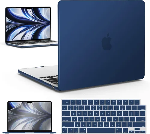 Miniatura 13 de IBENZER Funda para MacBook Air de 13 pulgadas 2026 2025 2024 2023 2022 M4 A3240 M3 A3113 M2 A2681, funda rígida con cubierta de teclado ScreenFilm