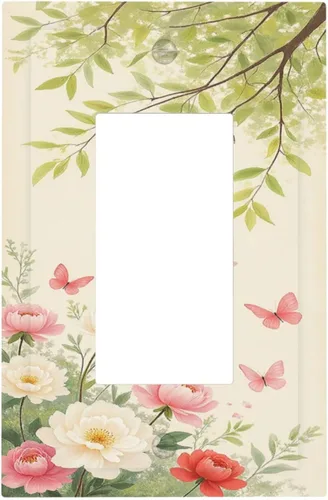 Miniatura 68 de Cubiertas Decorativas de Tomacorrientes Estilo Gótico Cuervo Flores Púrpuras 1 Gang Interruptor de Luz Simple Basculante Placa Cubierta Placas