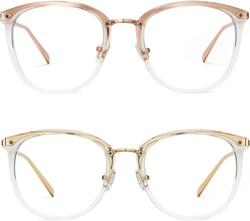 Miniatura 14 de Cyxus gafas de luz azul para mujer, gafas de computadora de moda para oficina reducen la fatiga ocular, anti migraña para trabajo y lectura