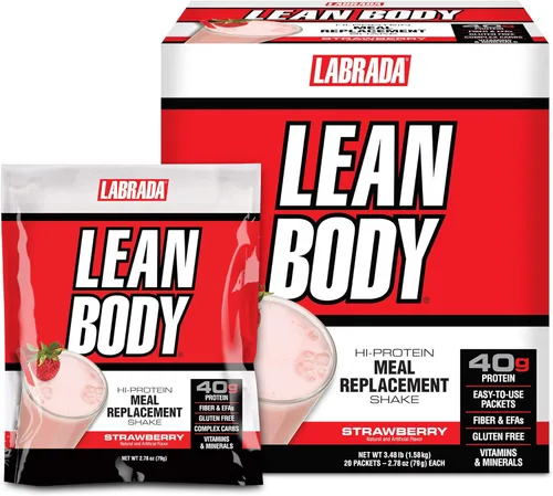 Miniatura 6 de Labrada Nutrition Batido de reemplazo de comida con alto contenido de proteínas para cuerpo delgado, vainilla, envase de 2.47 lb El empaquetado