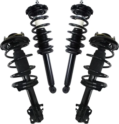 Miniatura 21 de Detroit Axle - 4 piezas de soportes para Toyota 2004 2005 2006 2007 2008 2009 Prius, soportes delanteros y traseros con resortes helicoidales