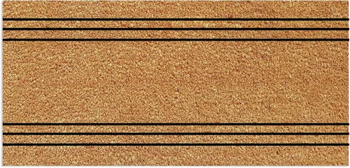 Miniatura 9 de Tapete extra grande para decoración de patio, tapetes de fibra de coco con respaldo de PVC, tapete antideslizante para decoración de granja