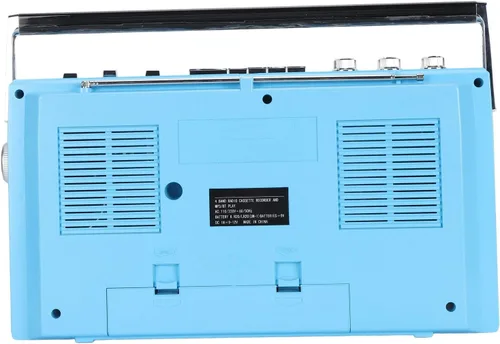 Miniatura 5 de Reproductor de cinta de casete portátil - Reproductor de casete retro, FM MW SW1 SW2 Radio estéreo, grabadora de reproductor de cinta de casete
