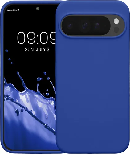 Miniatura 739 de kwmobile Funda Compatible con Google Pixel 6 Pro - Funda de teléfono de silicona TPU con acabado suave - Azul Arrecife