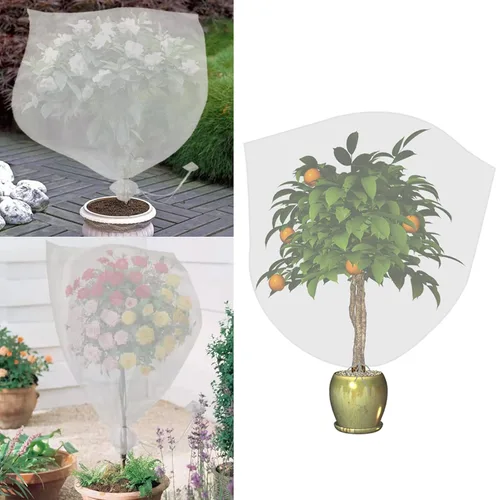 Miniatura 3 de Agfabric Bird Netting - Red de jardín de 30 pulgadas de alto x 60 W, barrera de plagas de insectos, cubierta de plantas para árboles frutales, bolsa