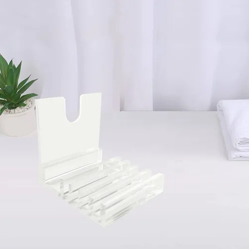 Miniatura 6 de YeeBeny Gua Sha y soporte de rodillo facial, soporte de herramientas facial acrílico, organizador de cuidado de la piel, contenedor