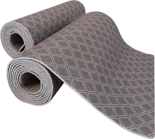 Miniatura 20 de Drymate Forro Premium de lujo para estantes y cajones, tela acolchada gruesa, no adhesiva, absorbente, impermeable, antideslizante, forros