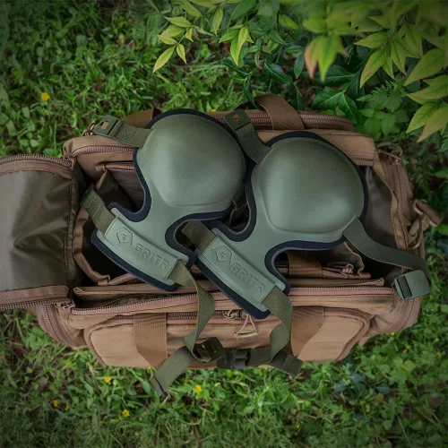 Miniatura 7 de GRITR Tactical Knee Pads for Work, Hunting, Construction, Gardening, Paintball w/Foam Padding, Hard Shell & Adjustable Straps - Heavy Duty Verde