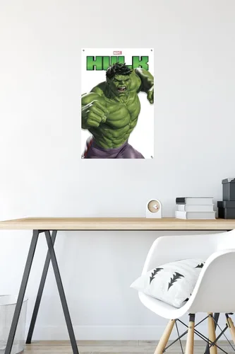 Miniatura 6 de Trends International Marvel Comics - Póster de pared de la serie de características de Hulk, 14.72 x 22.37 pulgadas, paquete de póster premium