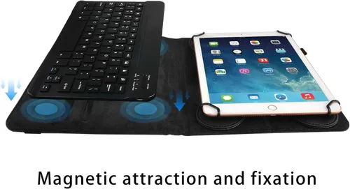 Miniatura 5 de Navitech Funda de teclado Bluetooth rotacional compatible con CHUWI Hi10 Air 10.1" Tablet