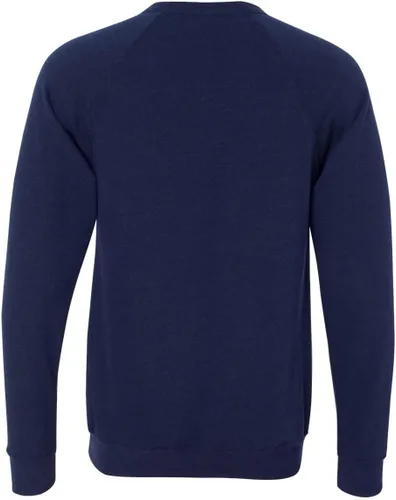 Miniatura 68 de Bella Canvas Sudadera de forro polar de esponja con cuello redondo (3901), Gris oscuro (Dark Grey Marble Fleck), M
