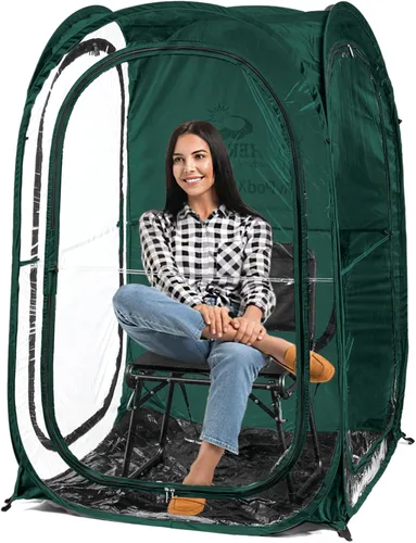 Miniatura 11 de WeatherPod® Pop-Up Sports Tent 1-2 Person – Instant Setup MyPod™ Original Shark Tank All-Weather Shelter for Outdoor Sports, Rain, Wind & Cold
