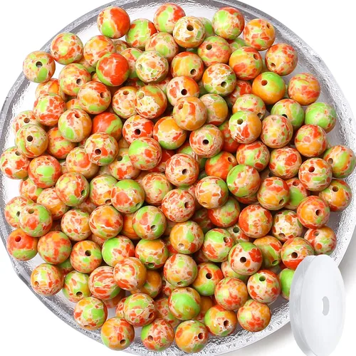 Miniatura 29 de QINJIEJIE 105 piezas de cuentas de piedra de 7 chakras de 8 mm, cuentas naturales redondas sueltas de gemas para pulseras, cuentas de cristal