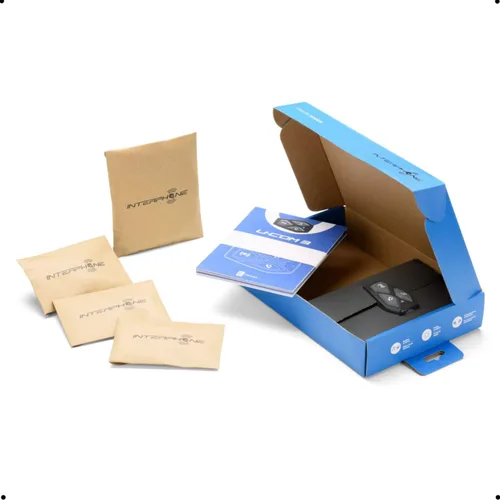 Miniatura 6 de INTERPHONE UCOM3 - Sistema de comunicación Bluetooth para motocicleta - 2 conductores de hasta 500 Mt de alcance - Batería 10 horas - Cascos