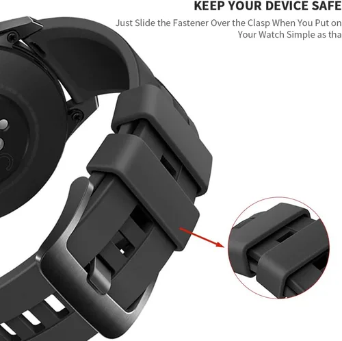 Miniatura 4 de TUCANA 10 correas de reloj compatibles con Garmin Vivoactive 3/Forerunner 645 245/Venu/Vivomove/Fenix 7/Fenix 6/Fenix 5 Band Keeper, retenedor