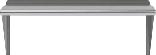 Miniatura 4 de AmGood Estante de pared de acero inoxidable de 36 pulgadas de largo x 16 pulgadas de profundidad Certificado NSF Estantería de metal