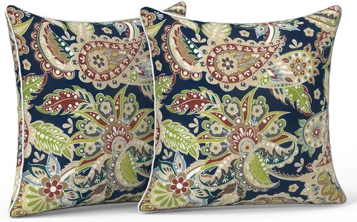 Miniatura 115 de LVTXIII Juego de 2 almohadas lumbares para patio, 12 x 20 pulgadas, resistentes a la decoloración, para exteriores con interiores, cojines lumbares