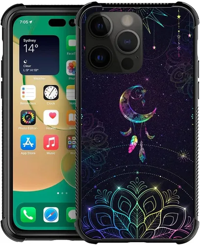 Miniatura 44 de DJSOK Compatible con funda para iPhone 13 Pro Max, fundas doradas de mariposa y rosa para iPhone 13 Pro Max para mujeres y niñas, diseño