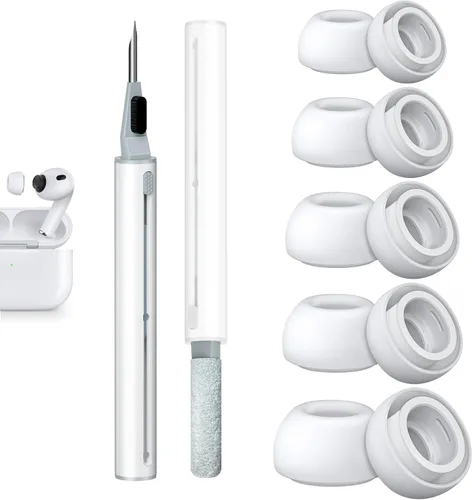 Almohadillas de repuesto con infusión de espuma compatibles con AirPods Pro 3 (2025), comodidad superior, cancelación de ruido mejorada, ajuste
