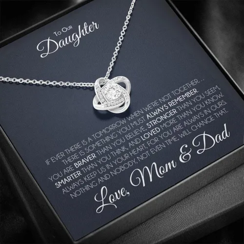 Miniatura 3 de Regalo para hija de mamá y papá, collar de madre hija, regalo de hija de papá, a nuestra hija, cumpleaños de hijas, hija adulta, collar de joyería