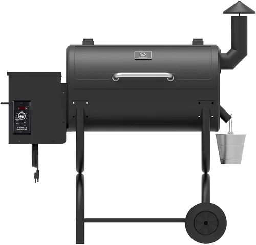 Miniatura 10 de Z GRILLS Parrilla de pellets de madera y ahumador, parrilla de barbacoa 8 en 1 para exteriores con controlador PID 3.0, área de cocción de 697 pies