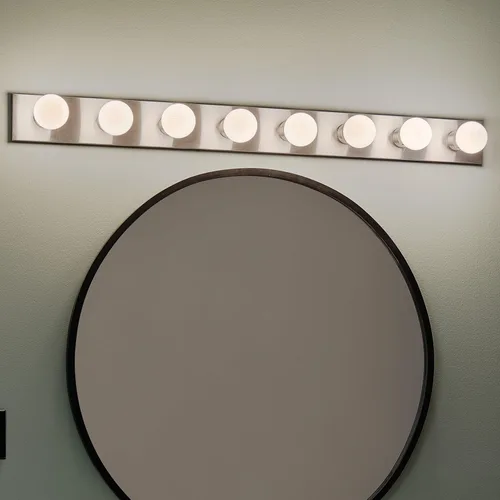 Miniatura 4 de Kichler Baño lineal 624NI de 24 pulgadas, níquel cepillado