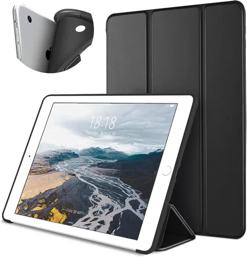 Miniatura 16 de DTTO Funda para iPad Air 1ª edición, (no para iPad Air 2 y Air 3) Ultra delgado y ligero Smart Trifold Stand con cubierta trasera de TPU suave