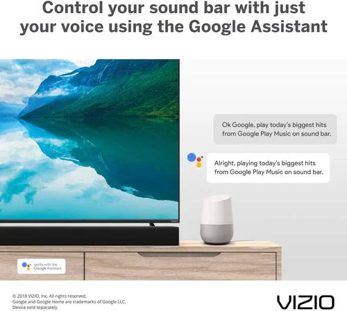 Miniatura 5 de VIZIO SB36514-G6 36 pulgadas 5.1.4 Sistema de sonido de cine de alta calidad en casa con Dolby Atmos y altavoz de subgraves inalámbrico, color negro
