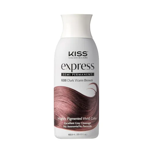 Miniatura 28 de Kiss Express - Kit completo de tinte semipermanente para el cabello, tinte vívido y altamente pigmentado para cabello vibrante, fórmula suave