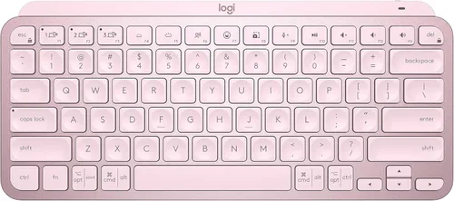 Miniatura 14 de Logitech MX Keys Mini - Teclado minimalista, iluminado, inalámbrico, compacto, con Bluetooth, retroiluminación, USB-C, compatible con Apple macOS