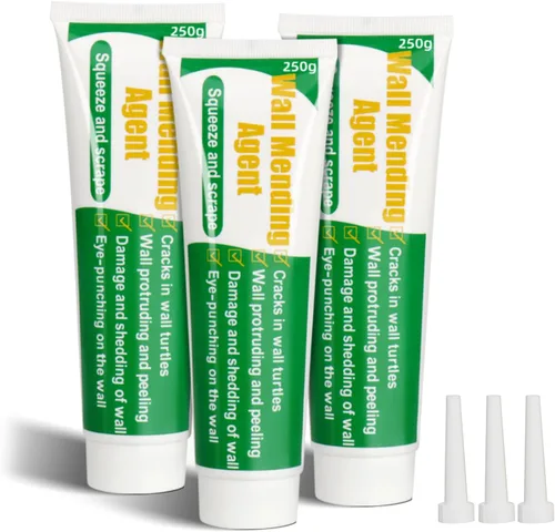 Miniatura 8 de Reparación de agujeros de masilla de pared de 17.64 oz, agente reparador de pared seguro, kit de reparación de paneles de yeso con boquilla